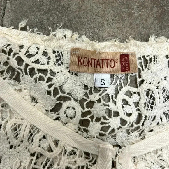 Kontatto made  in Italy crochet top - Picture 2 of 5